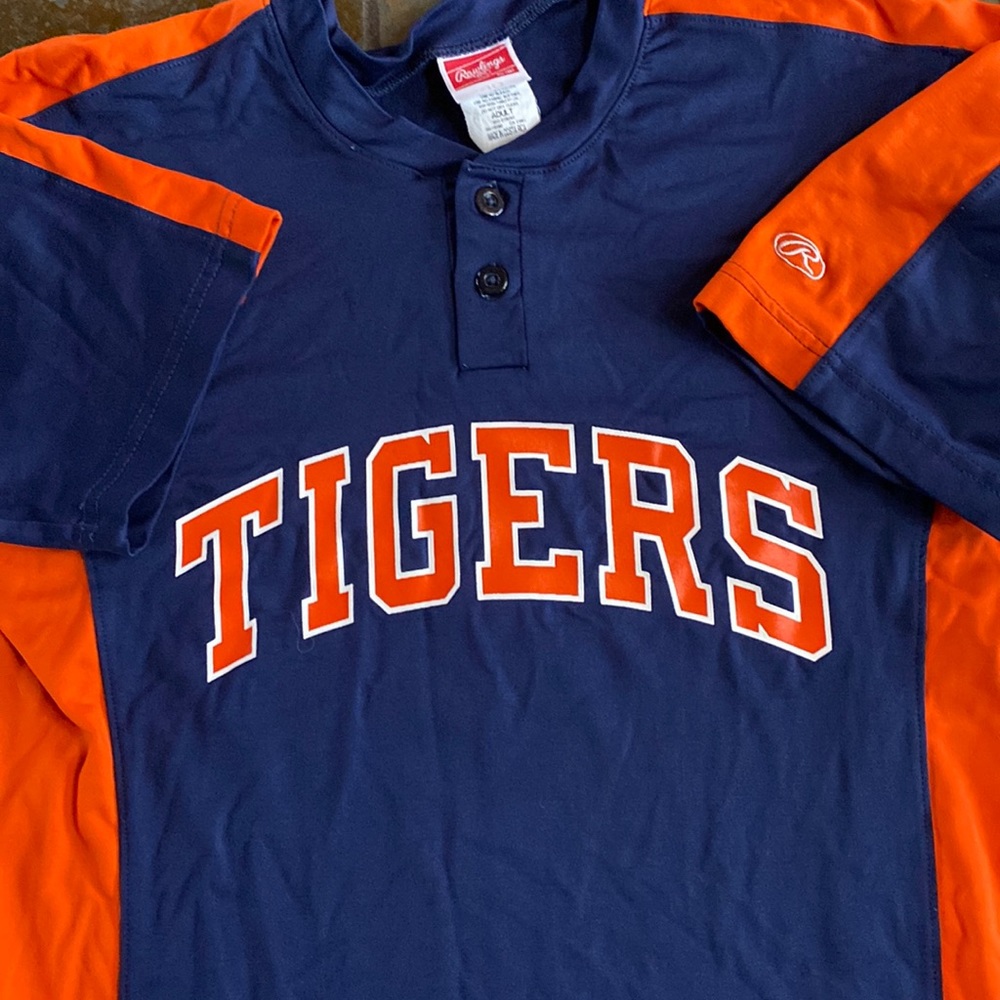 RAWLINGS DETROIT TIGERS JERSEY ~ Short Sleeves Shirt ~Medium ~ Unisex